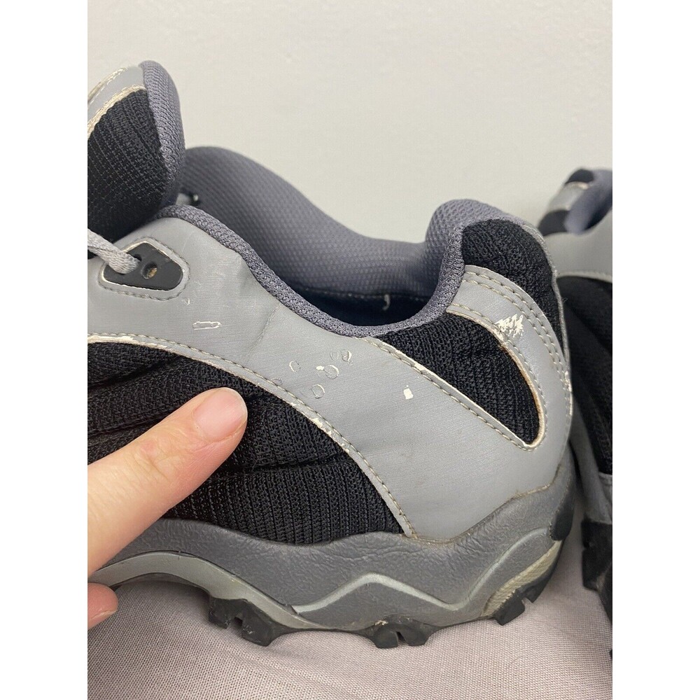 ECCO Gray Faux Leather Hiking Shoes US Men's 6-6.5 Gore-Tex Receptor Line READ - Picture 9 of 11